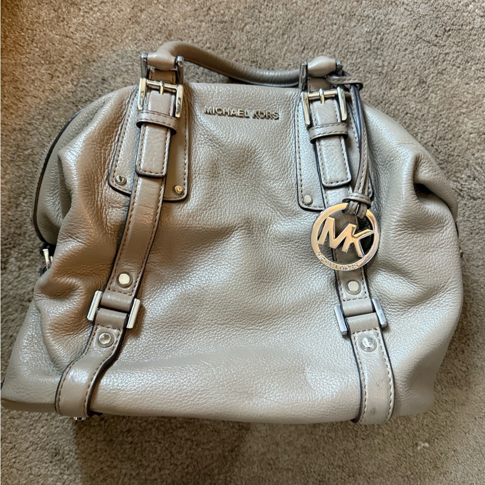 Michael Kors Gray Satchel